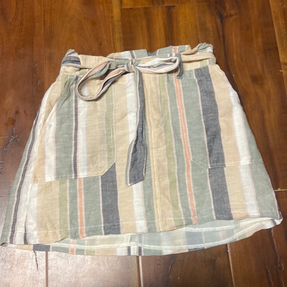 Multicolored striped American Eagle skirt